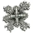 jerusalem cross tattoo design idea