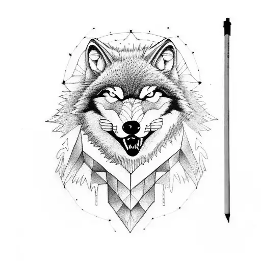 Angry wolf happy wolf | Wolf tattoos, Wolf tattoo design, Wolf tattoo