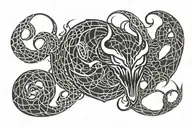 Venom Symbol tattoo design idea