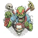 marvel zombies tattoo design idea