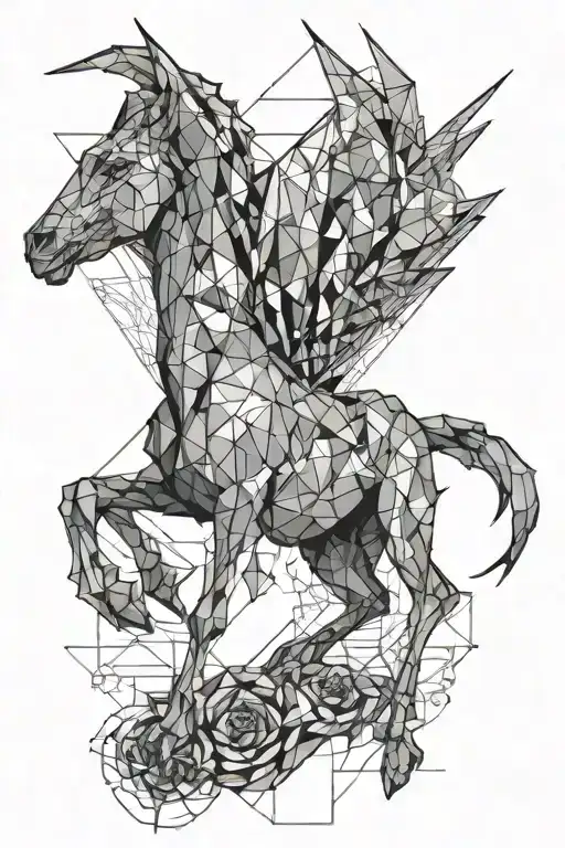 thestral  tattoo design idea