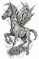 thestral  tattoo design idea