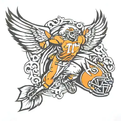 touchdown tennessee tattoo design idea