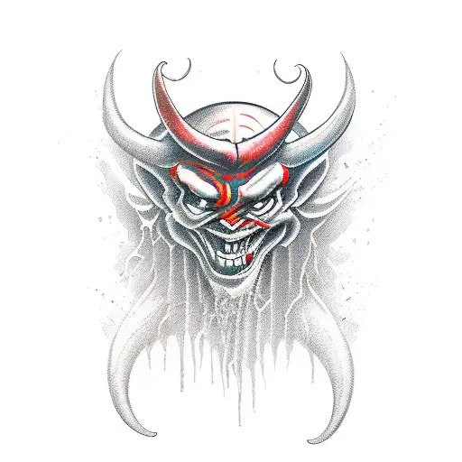 devil tattoo design idea