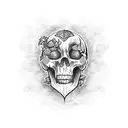 necromancer tattoo design idea