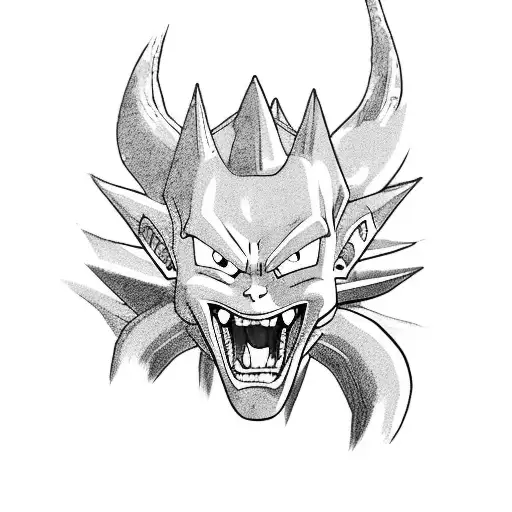 piccolo dragon ball  tattoo design idea