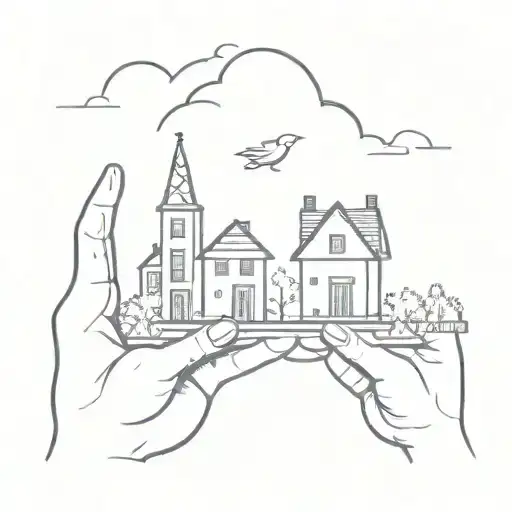 Hold my cowardly hands that keep searching. Skip these houses and these. Let's look to the sky. tattoo design idea