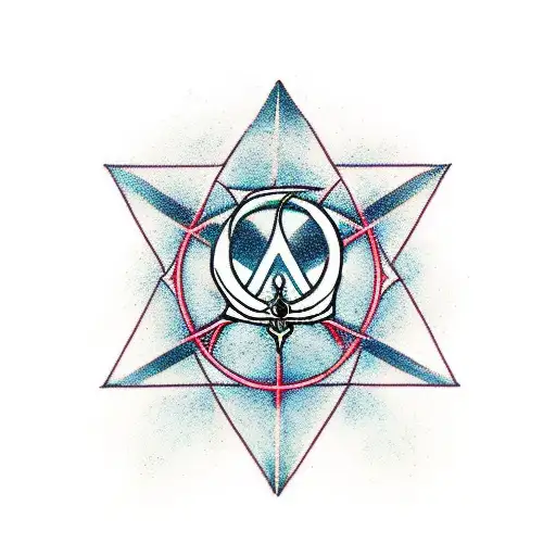 Deathly Hallows symbol, with the Hogwarts mansion and the expecto patronum spell tattoo design idea