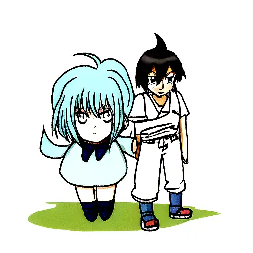 rick and morthy tattoo design idea