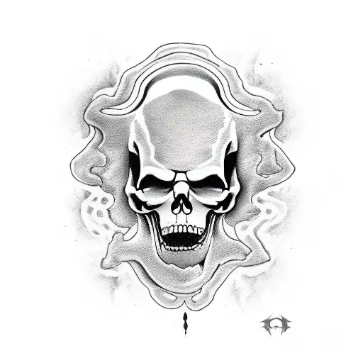 Grim Reaper with AR15 tattoo design idea