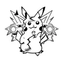 pikachu tattoo design idea