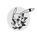 pikachu tattoo design idea