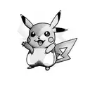 pikachu tattoo design idea