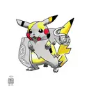 pikachu tattoo design idea