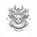 sleep token sigils tattoo design idea