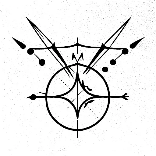 Horoscope sagittarius with taurus tattoo design idea