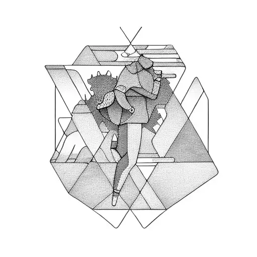 biking swimming running tattoo design idea