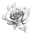 yellow rose  tattoo design idea
