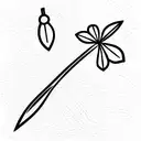  Snow drops with name Alex tattoo design idea