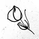  Snow drops with name Alex tattoo design idea