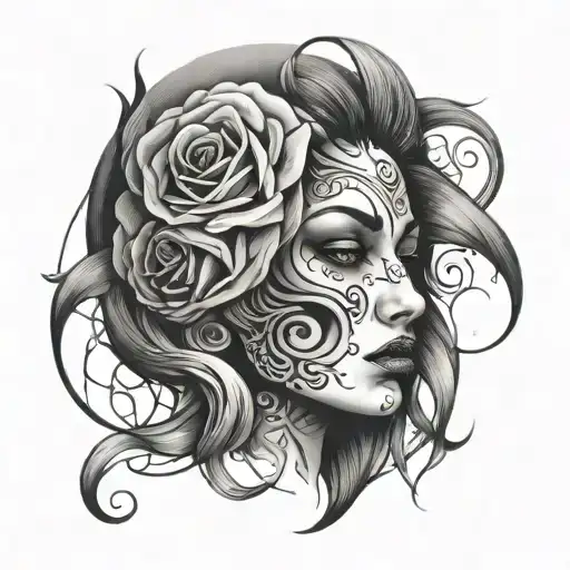 Depression tattoo design idea