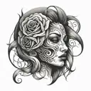 Depression tattoo design idea