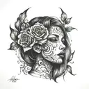 Depression tattoo design idea