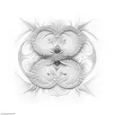 fractal  tattoo design idea