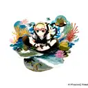 sea turtle tattoo design idea