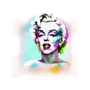 marilyn monroe tattoo design idea
