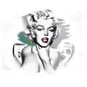 marilyn monroe tattoo design idea