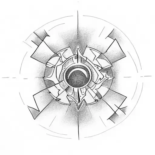fireball  tattoo design idea