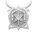 templar shield tattoo design idea