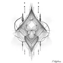 string theory tattoo design idea
