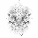 neural network tattoo design idea