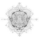 mathematic tattoo design idea