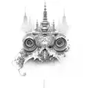 ARCHITECTURE tattoo design idea