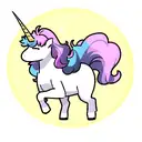 unicorn  tattoo design idea