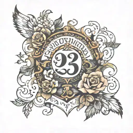 psalm 23:4 tattoo design idea