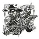 red dead redemption 2 tattoo design idea