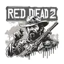red dead redemption 2 tattoo design idea