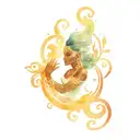 yemaya orisha upper arm tattoo design idea