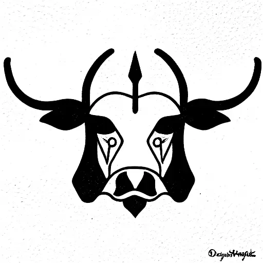 taurus tattoo design idea