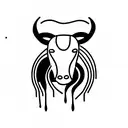 taurus tattoo design idea