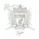 liverpool tattoo with ynwa tattoo design idea