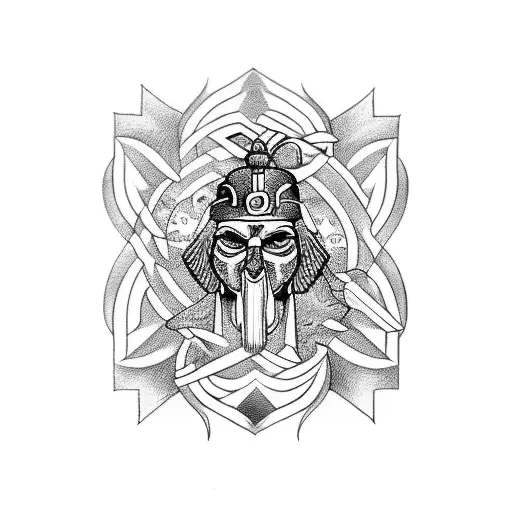 god Isis tattoo design idea