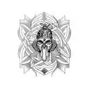 god Isis tattoo design idea