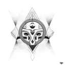 god Isis tattoo design idea