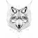 angry alpha wolf tattoo design idea