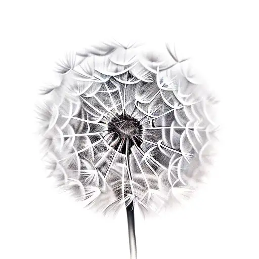 Dandelion tattoo design idea